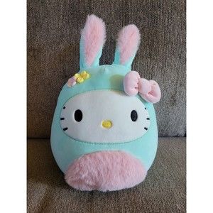 Squishmallow Kellytoy Hello Kitty Sanrio Plush 11" Easter 2023